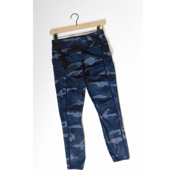 ATHLETA Camo Contender 7/8 Tight Camouflage Print Side Pockets Workout Gym Small - Picture 3 of 16
